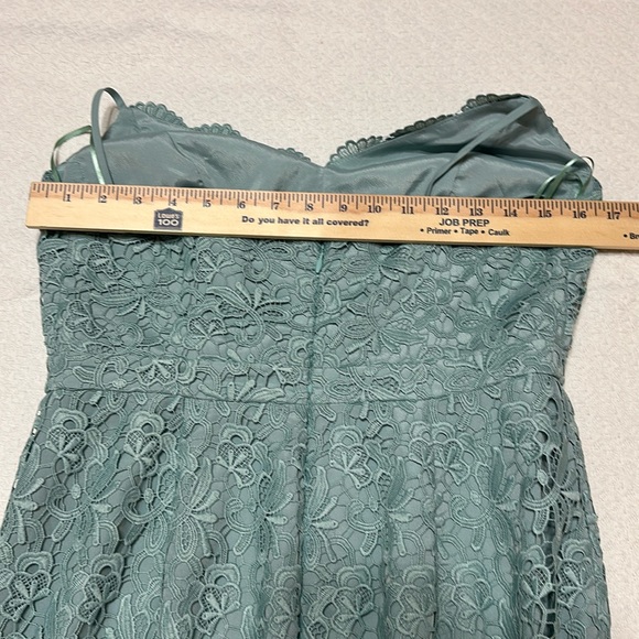 J. Crew Green Sheath Midi Dress V-Neck Sleeveless - Picture 15 of 15